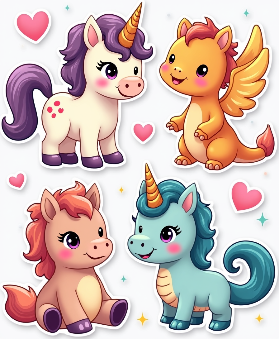 Animals & Wildlife - Sticker Sheet v43